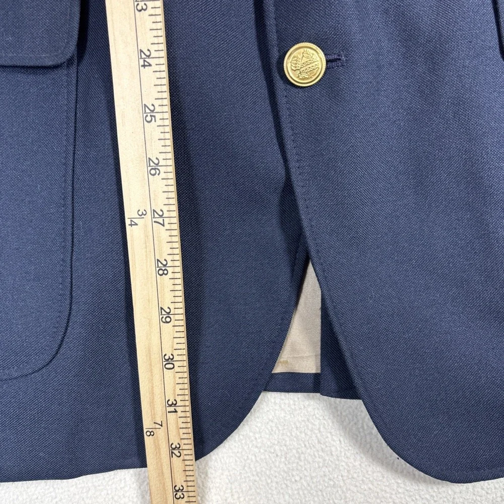 Arnold Palmer Navy Blazer 42R Mens Gold Button Jacket Classic Golf‎ Executive